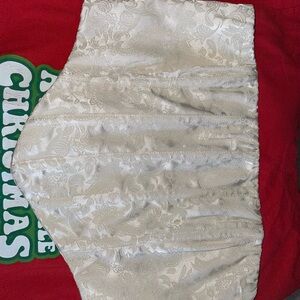 Elegant Cream Brocade Corset